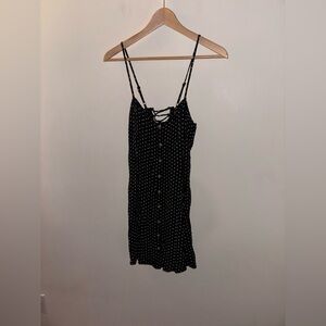 American Eagle Outfitters Black and White Polka Dot Dress